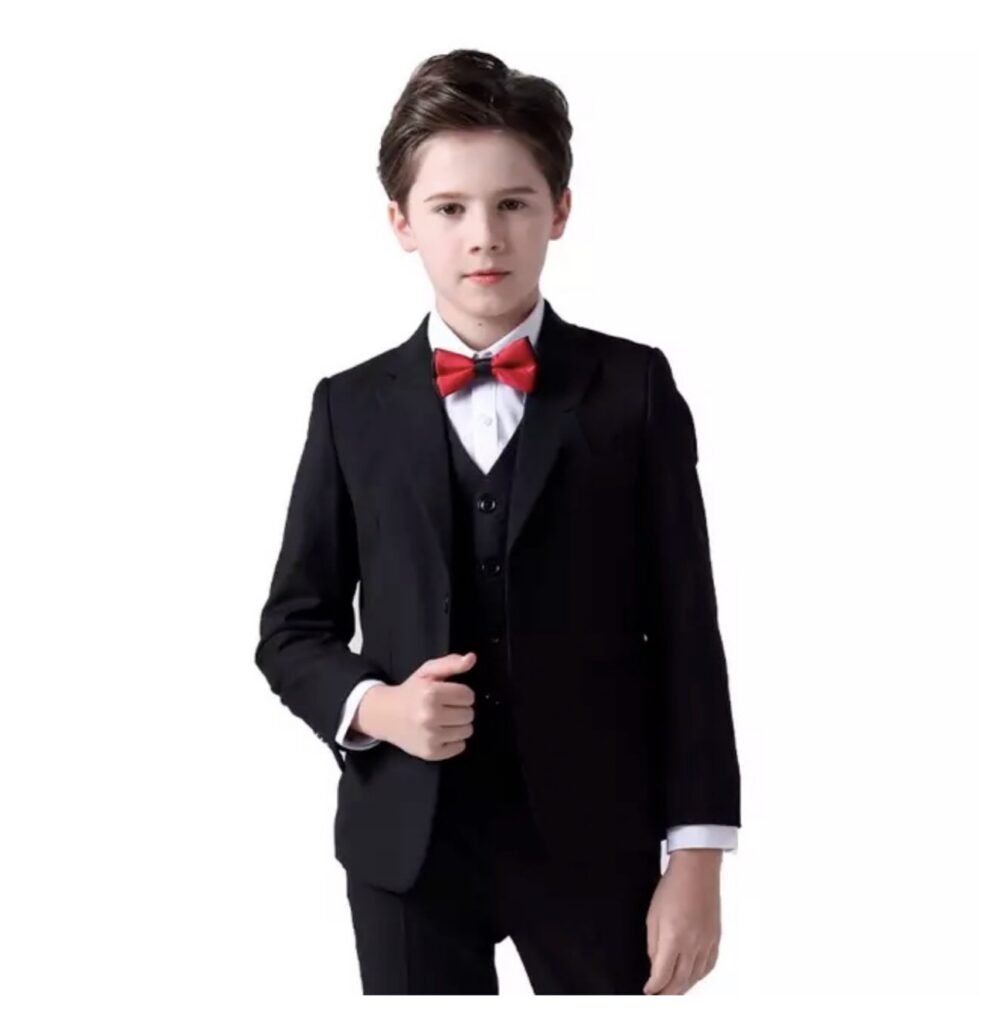 3 piece formal boys suit